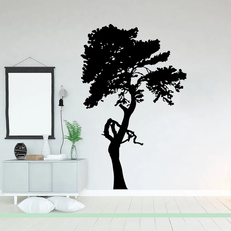Huge Classic Tree Branch Wall Sticker Living Room Bedroom Nature Forest Leaves Wall Decal Kids Room Vinyl Home Decor (2)