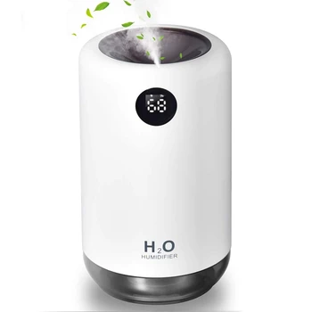 

Portable Mini Humidifier, Small Cool Mist Humidifier, 500Ml USB Air Humidifier, Desktop Humidifier for Bedroom Office