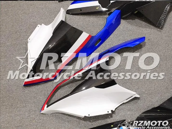 Мотоциклетный обтекатель abs комплект для S1000RR 2009- кузов из углеродного волокна с рисунком переводной воды магазин печати № 0113