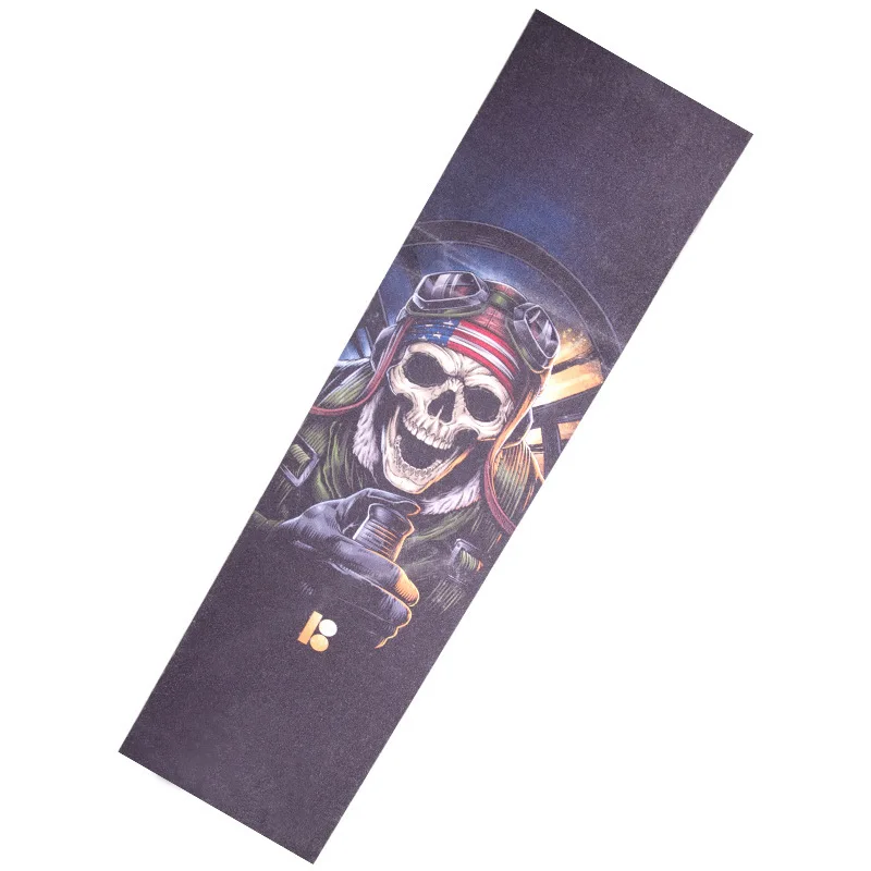 Skateboard Sandpaper Grip Tape 83*23cm 33" Cartoon Abrasive Scooter