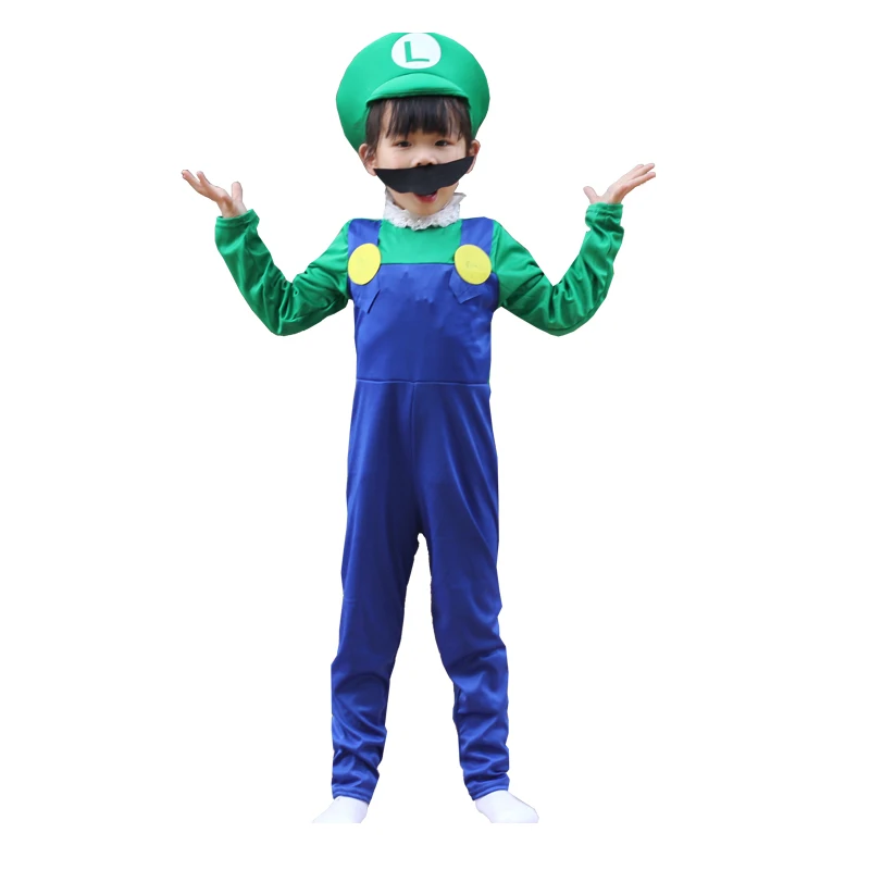 Super Mario Bros. Реквизит для косплея взрослых и детей праздничное платье на Хэллоуин