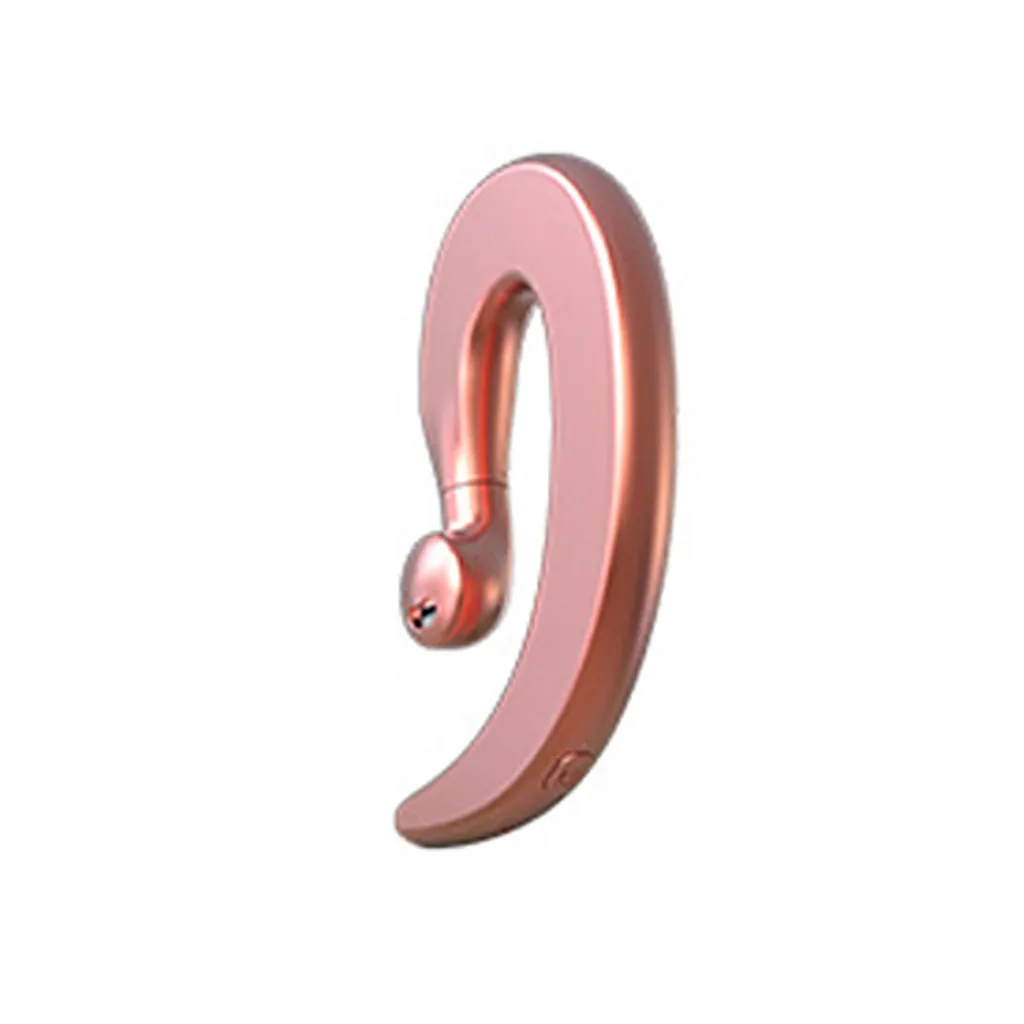 Rose Gold LS-007, костная проводимость, беспроводные, Bluetooth, бизнес наушники, спортивные, стерео наушники, устойчивое к поту, шумоподавление, гарнитуры, хит - Цвет: Rose Gold