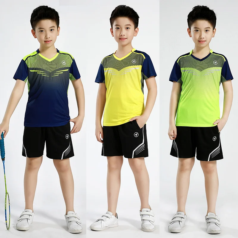 New Children Badminton wear sports clothes kids Tennis clothes , boys