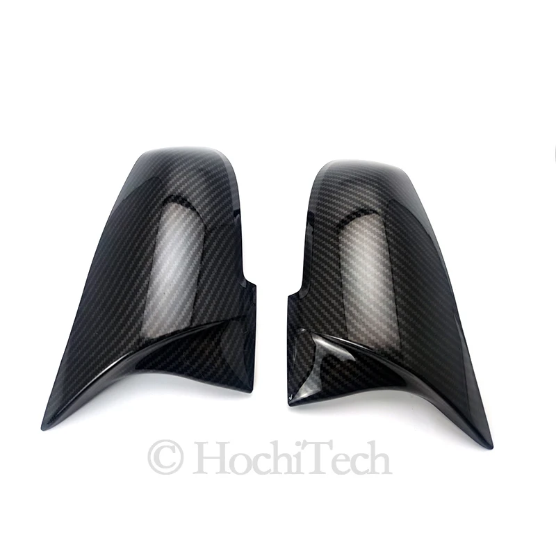 

2pcs carbon Fiber Replacement Auto Car Rear View Side Mirror Cover Trim for