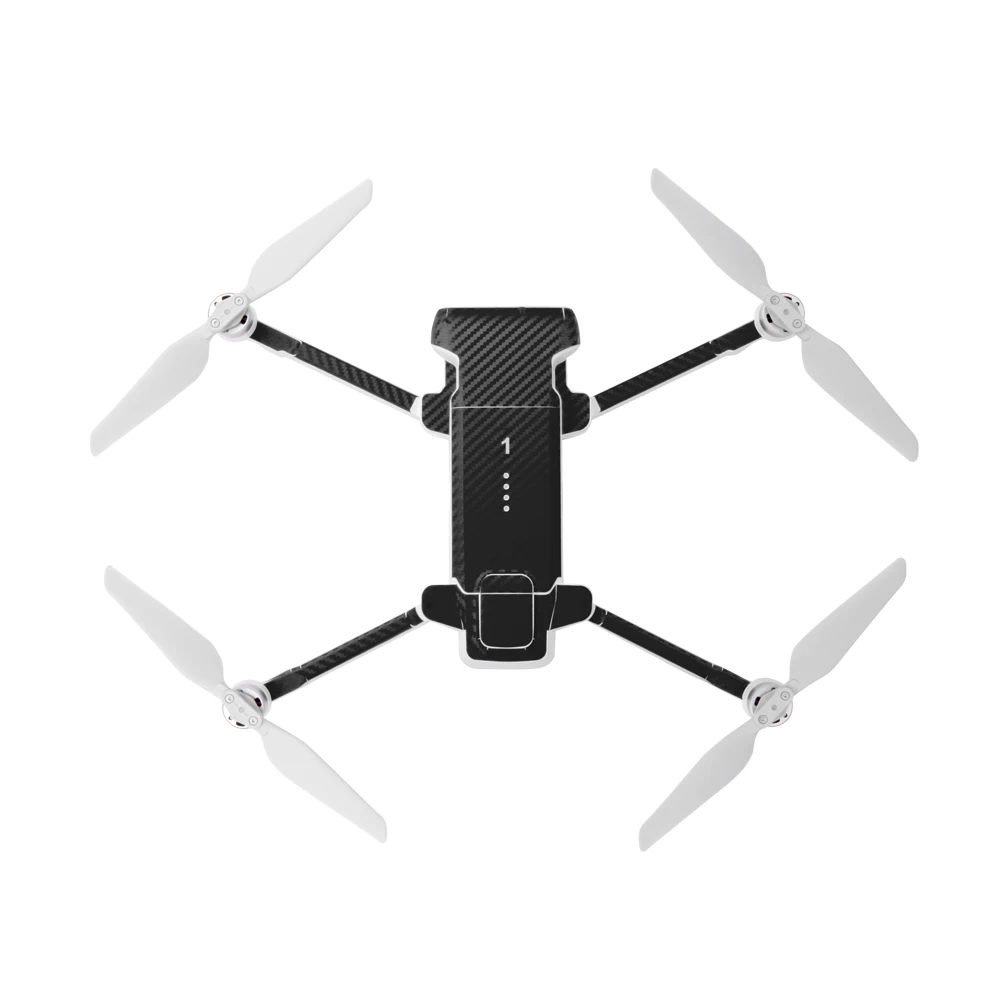 ПВХ наклейка для xiaomi Fimi X8 SE Drone Защита тела водонепроницаемый цветной кожи для X8 SE Квадрокоптер камера Дрон аксессуары - Цвет: Черный