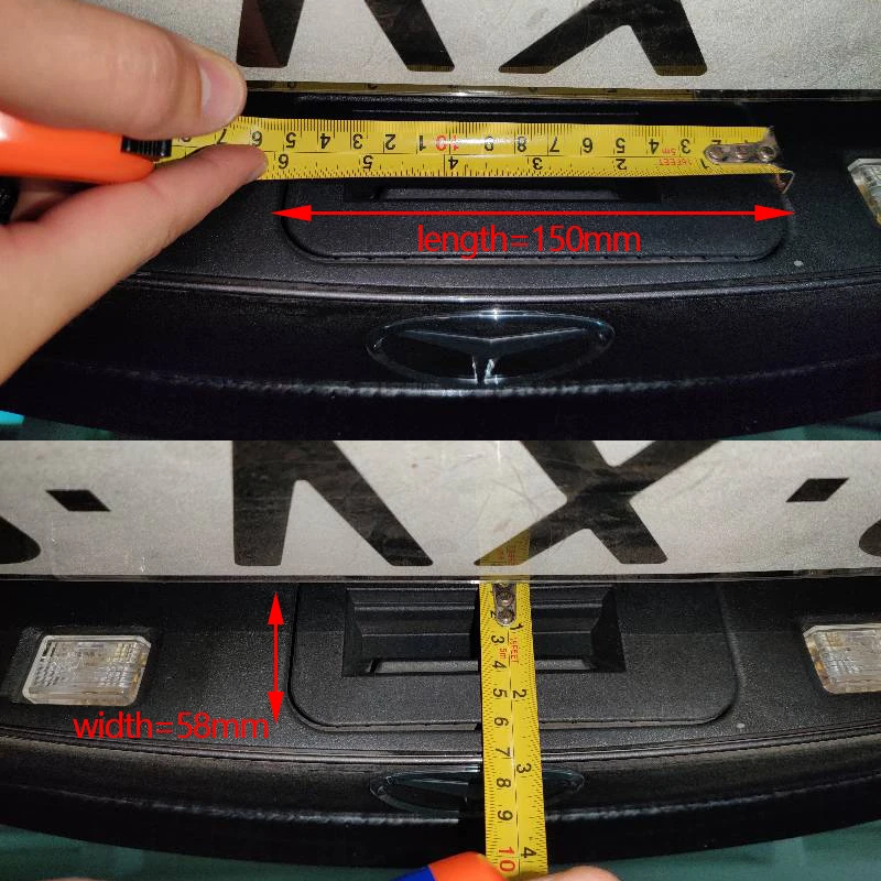 Kabelgebundene dynamische Trajektorien-Rückfahrkamera für den Kofferraumgriff für Mercedes C-Klasse W205 2018 350e W203 CLA 2014 W117 C117 – Detail 5
