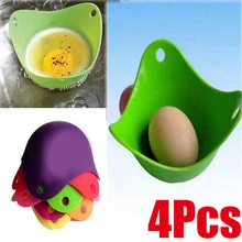 4 шт., инструмент для приготовления яиц-паше, кухонный силиконовый инструмент, чашка для выпечки, кулинарные стручки, пароварка для яиц, удобный бытовой, высокое качество