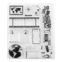 Aliexpress - Badge Silicone Clear Seal Stamp DIY Scrapbooking Embossing Photo Album Decorative