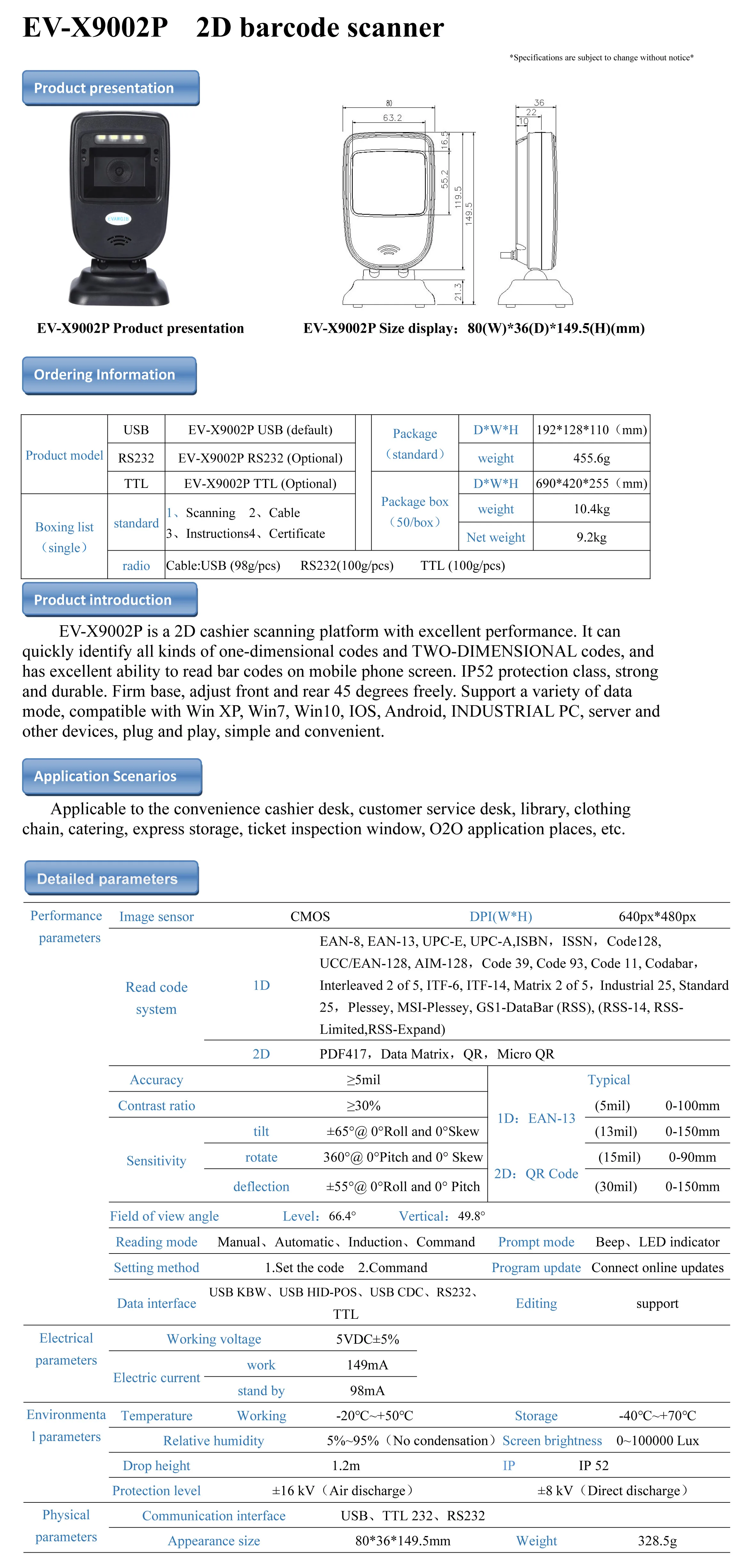 fio, bluetooth, 1d 2d, pdf417 para ios, android, ipad