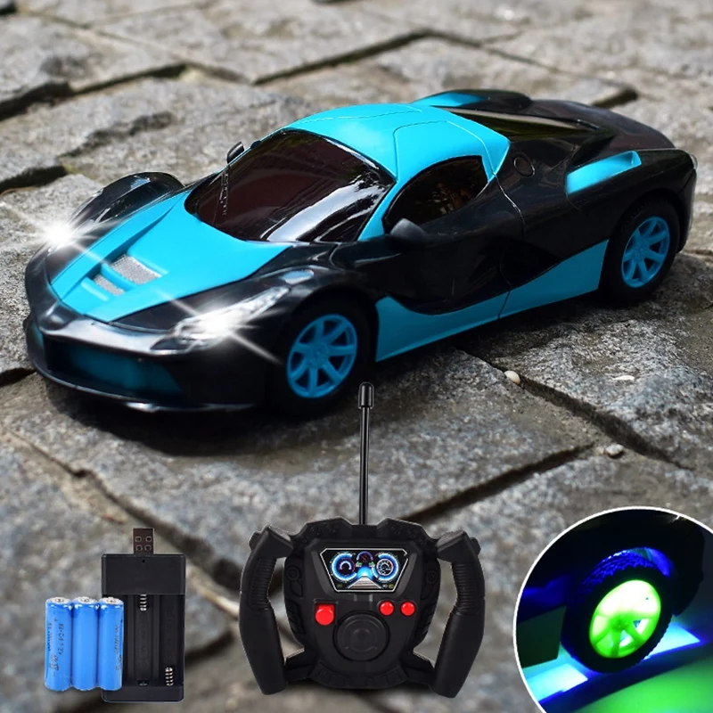 Горячий-1: 20 RC Светодиодный светильник игрушечный автомобиль 4CH Электрический Дрифт дистанционного управления гоночный автомобиль Транспортное средство игрушки лучшие подарки для детей