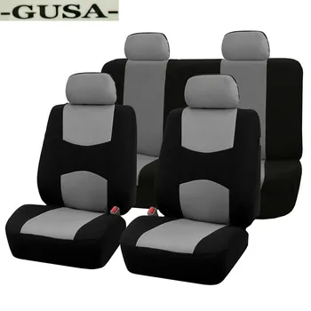 

2lines Polyester Fabric Car Seat Covers Kids Children Car Seat Cushions Universal Non-rolling Up Pad