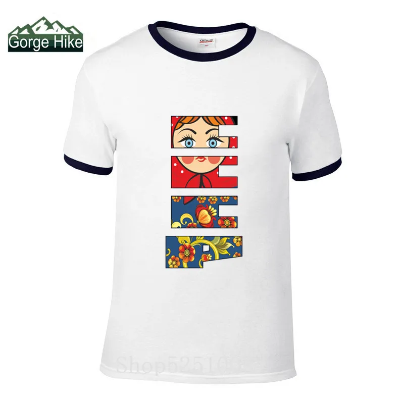 2019 3D Babushka Matroschka социализм CCCP moppet футболки Карл Маркс коммунизм мужские