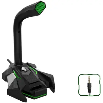 

ABKT-POPU·PINE Dynamic Wired Microphone USB Studio Gaming 360 Omnidirectionnel PC Microphone For Computer Desktop Professional D