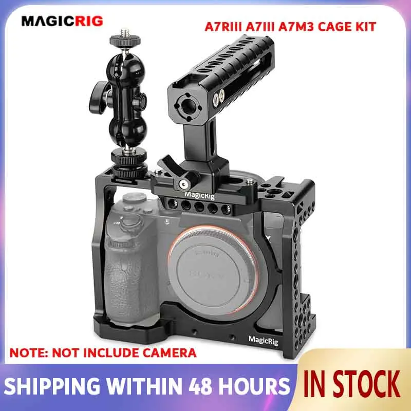 Клетка для камеры MAGICRIG DSLR с ручкой NATO и шаровой головкой Sony A7RIII /A7RII /A7II /A7III /A7SII /A7M3 |
