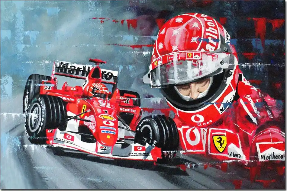 Wall Art Canvas Painting HD Prints Home Decor Michael Schumachers 1
