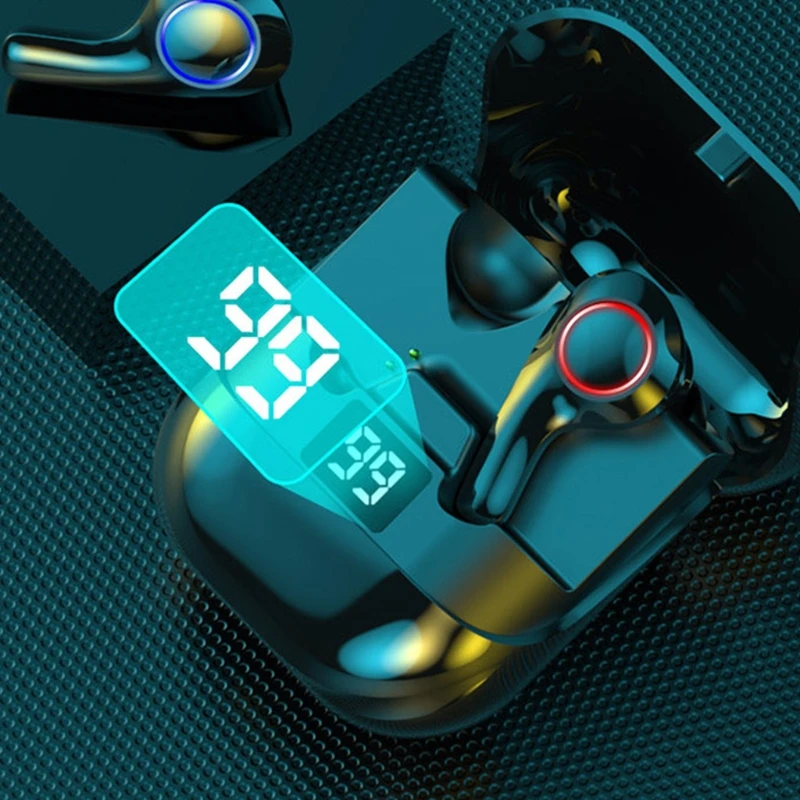 Touch Control Wireless Headphones TWS Bluetooth Earphones with Microphones for Phone Sports Waterproof Music Headsets