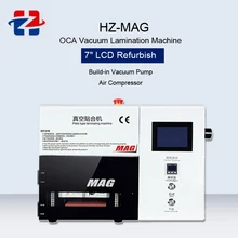 OCA Vacuum Laminating Machine Air Compressor Bubble Removing Machine For iPhone Samsung LCD Touch Screen Repair Renovation