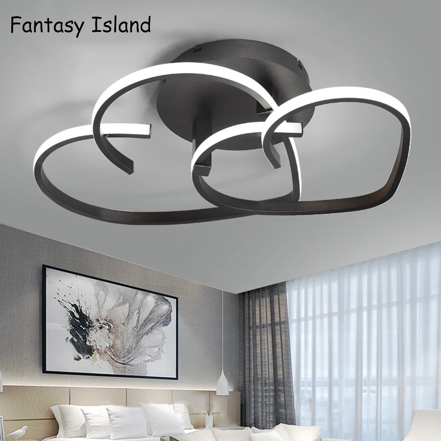 

Modern Led Heart Shape Creative Ceiling Light For Living Dinning room Bedroom Kitchen Lustre Indoor Ceiling Lamp Luminaires