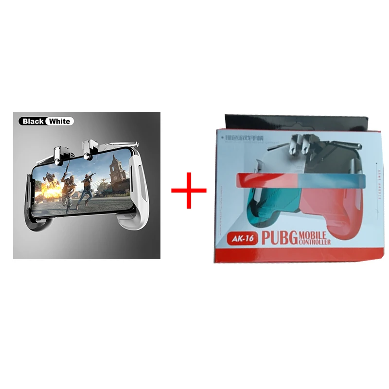 option 2 Все-в-одном PUBG мобильная игра L1R1 джойстик для шутеров игра L1 R1 кнопка запуска огонь PUBG геймпад телефон игра для Android IOS - Цвет: option 2