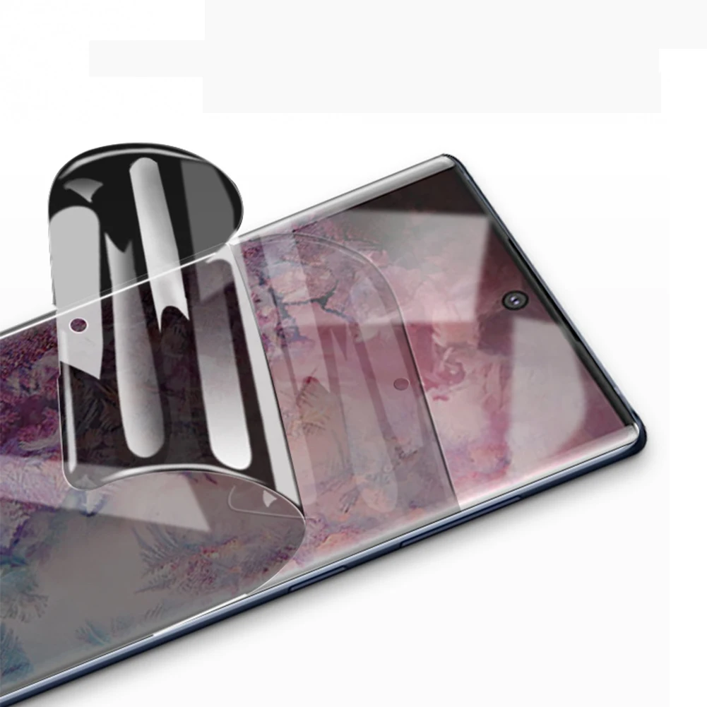 Защитное стекло для сохранения личной информации для samsung Galaxy Note 10 Plus полное покрытие гидрогель анти-ползучий Защитная пленка для Note 10+ 5G
