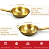 Pure Brass Wok Pan Thickened Copper Pot Chinese Wok Frying Pan Brass Pan Handle Frying Pan Cookware Cooking Wok Copper Cooker ► Photo 2/6