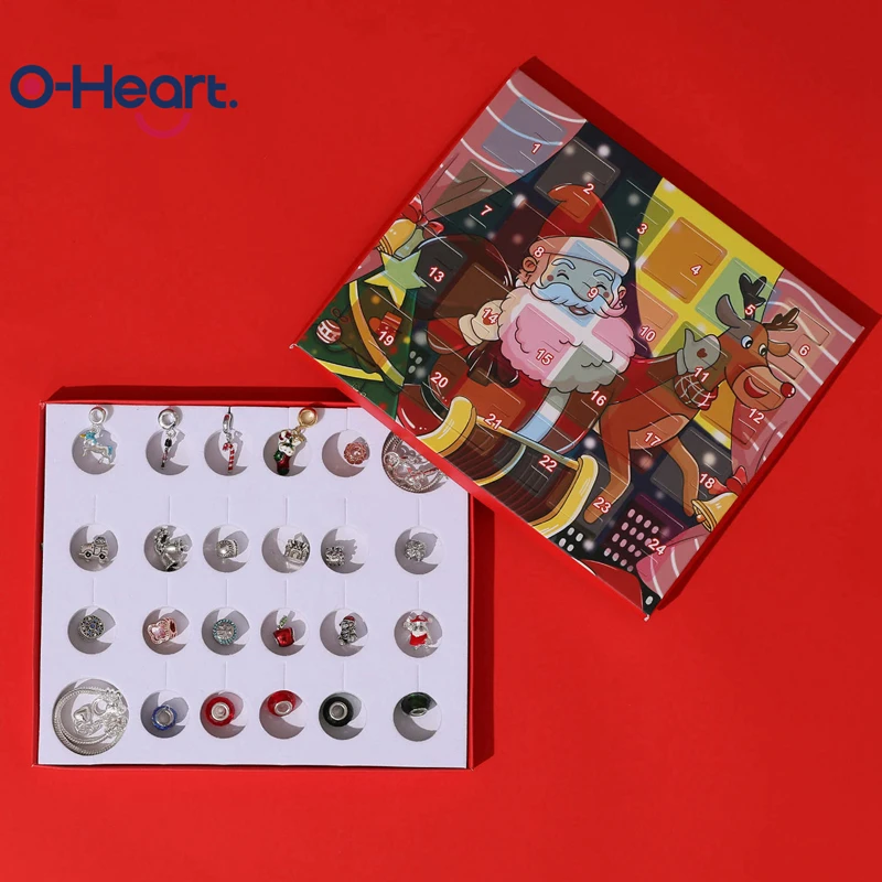 Модные ювелирные изделия календарь с 24 шт. для девочек рождественские подарки