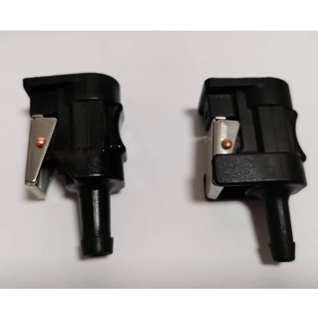 1 Pair Fuel Line Connector Resin Female 8mm Hose for Yamaha Outboard