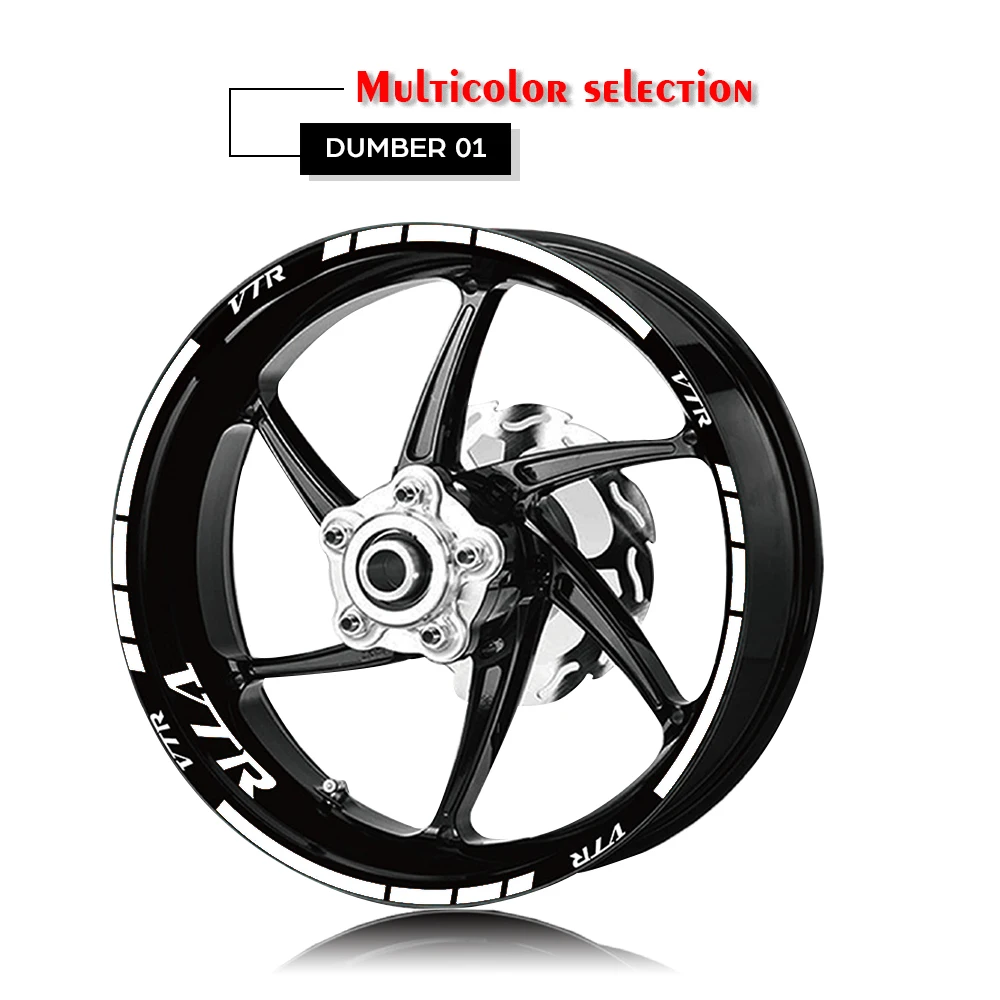 decorativo combinação roda decalques adesivo conjunto para honda vtr vtr 1000 1000f