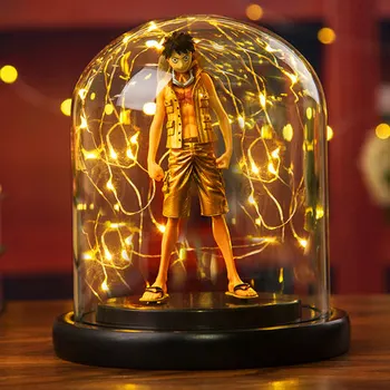 

[New] Japan Anime One Piece Monkey D Luffy figure model Action Figure Lighting Room decoration toy baby kids best gift