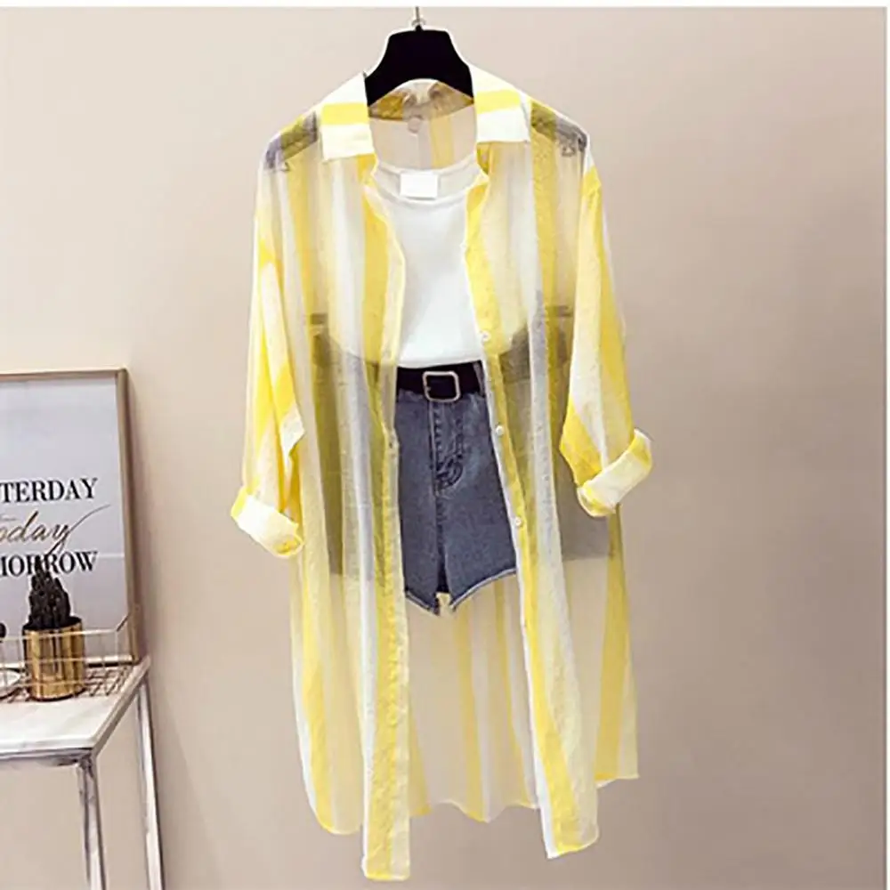 

Poncho Women Summer Casual Sunscreen Beach Striped Chiffon Smock Cloak Shawl Cape Coat Ponczo Damska Bayan Pelerin Free Shipping