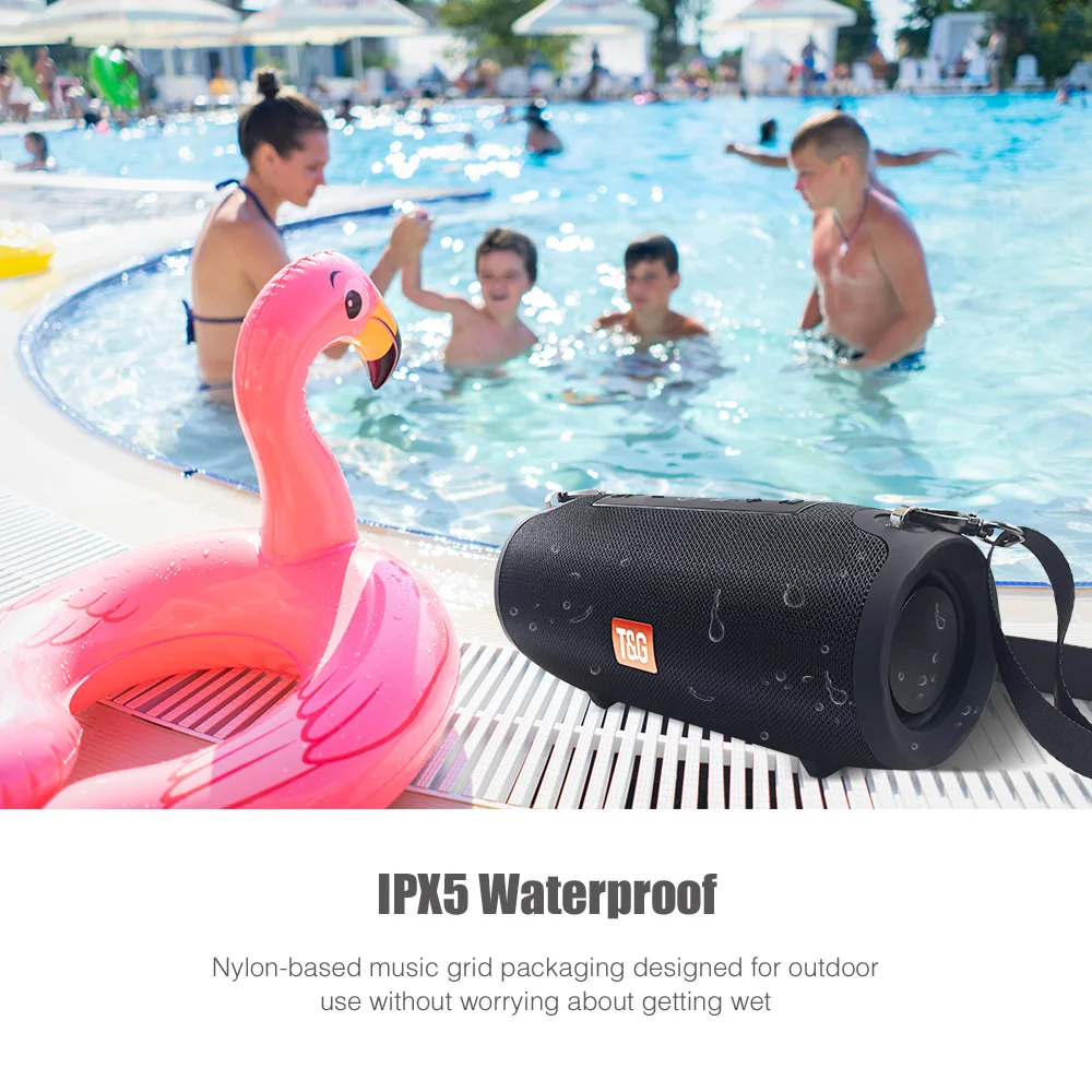 Bluetooth Speaker 40W High Power Portable Column Speaker dual diaphragm stereo subwoofer portable USB TF FM soundbo