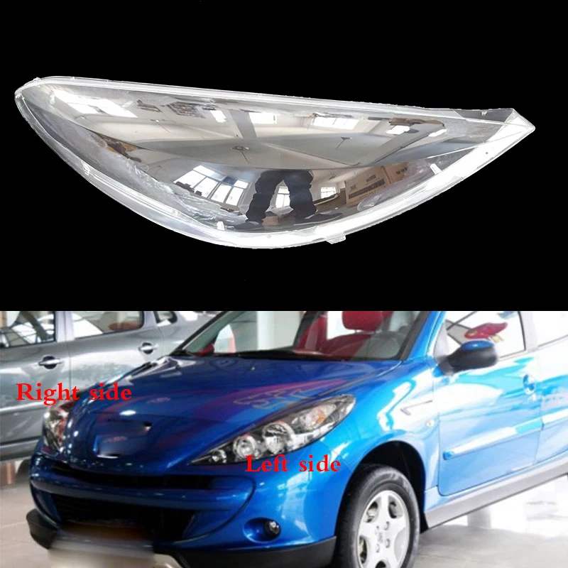 Передние фары для хэтчбека Peugeot 207 09 13 прозрачные абажуры оболочка лампы маски