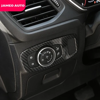 

Jameo Auto Car Front Head Lights Head Lamps Switch Button Knob Cover Trim Fit for Ford Focus MK4 2019 2020 Accessories