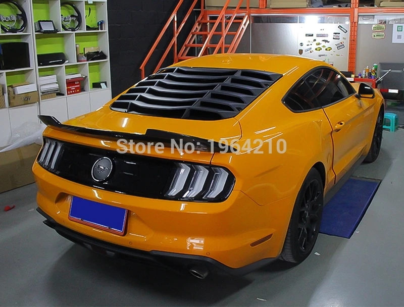 Для Ford Mustang углеродное волокно задний спойлер на крыше задний спойлер багажника крыло загрузки губы литья автомобиля Стайлинг