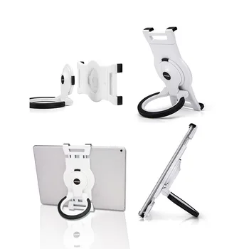 

7-10 inch Tablet Stand Holder Stretchable bracket for ipad Tablet phone 360 degree rotation desktop Holder Handle ring support