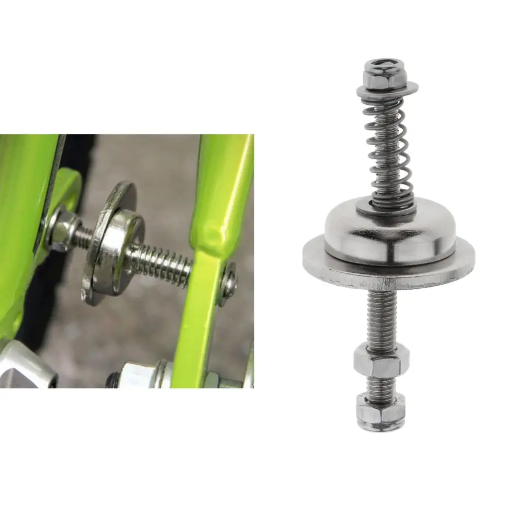 Folding Bike Magnetic Snap Buckles Stainless Steel Magnet Clips Lock 6mm Screw Holes Fork Mount Holder for Bicycle Storage