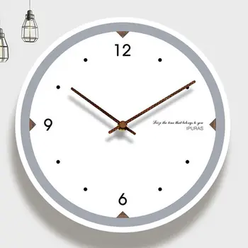 

Nordic Wall Clock Living Room Creative Household Silent Clock New Chinese Landscape Bedroom Clock Wall Decoration Quartz Clock