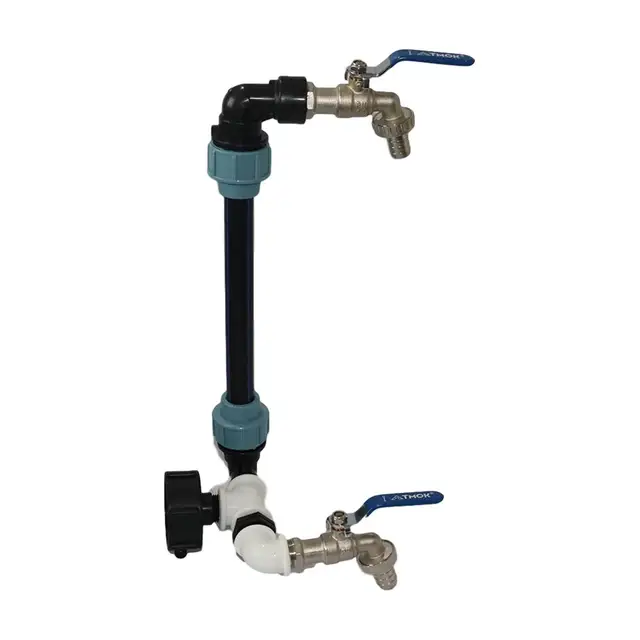 Ibc Gooseneck 3/4 Hüvelykes Tartály -Adapter Kimeneti Szeleptel 2 Wage Brass Tap Illesztő Cuve 1000L Accessoires - Image 2