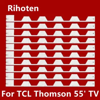 

5 kits LED strip For TCL Thomson 55' TV TMT_55E5800_10X6_3030C_6S1P_W44 YHF-4C-LB5506-YH1 55FA3203 55FA3213 D55A561U B55A858U