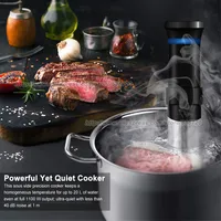 New in 2021 German 10% energy saving technology. 1100 Watts  Waterproof  vacuum cook Food cooking machine . sous vide cooker 2