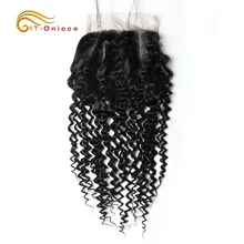 Human Hair Closure 4*4 Lace Closure Brazilian Hair Clsoure With Pre Plucked For Women KC ST LW BW Swiss Lace Free/Three Part
