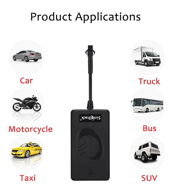 SinoTrack Car GPS Tracker real time tracking GSM GPRS Monitor mini Locator device ST-900 for motorcycle vehicle With Free  APP 4
