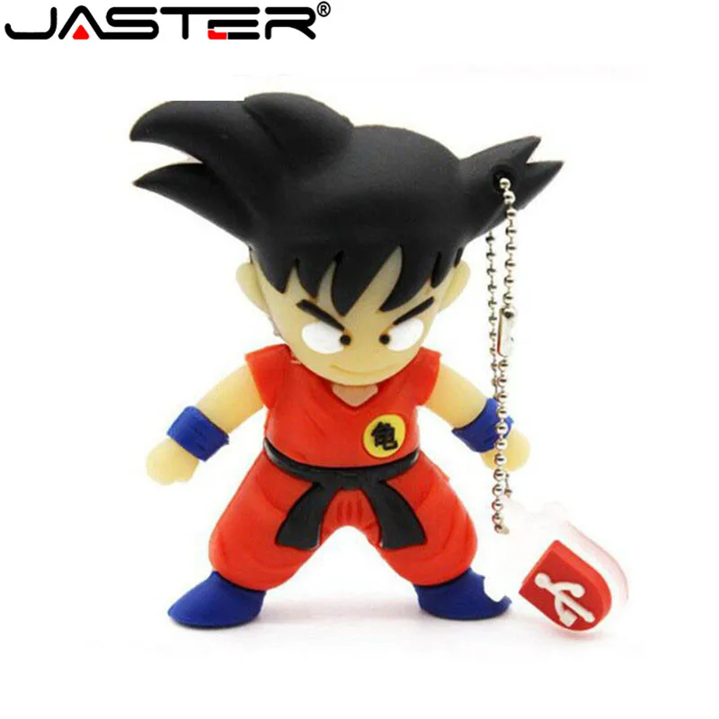Модель JASTER Dragon Ball, usb флеш-накопитель с героями мультфильмов, флеш-накопитель Dragon ballz, флешки 8 ГБ, 16 ГБ, 32 ГБ, 64 ГБ, goku, usb флешка, ручка-накопитель