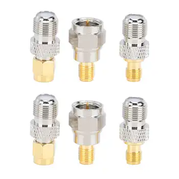 

3 Pairs N Male/F Type to UHF Female/SMA Connector Adapter for Coaxial Cable Cord