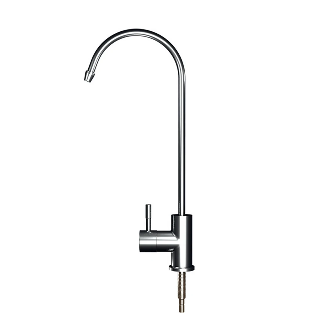 Kitchen Faucet 1/4 Inch Drinking Water Filter Faucet Reverse Osmosis System 360 Rotation Stainles Steel Sink Faucet Purifier 2
