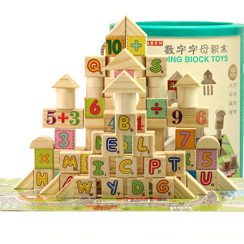 

Logs Barrel 103 plus 60 PCs Negative Film Educational Toy Large Particles Cloud And Building Blocks Wooden Hair