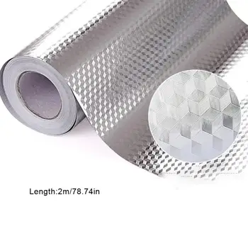 

Kitchen oil-proof waterproof stickers aluminum foil kitchen stove stove self-adhesive wall stickers DIY wallpaper