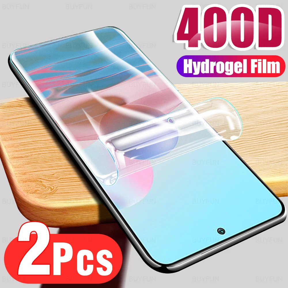 2Pcs Full Frosted Matte Hydrogel Film For Xiaomi Redmi Note 10 4G Protector Xiao Mi Redme Note10 104G 6.43&quot Flim Not Glass | Мобильные