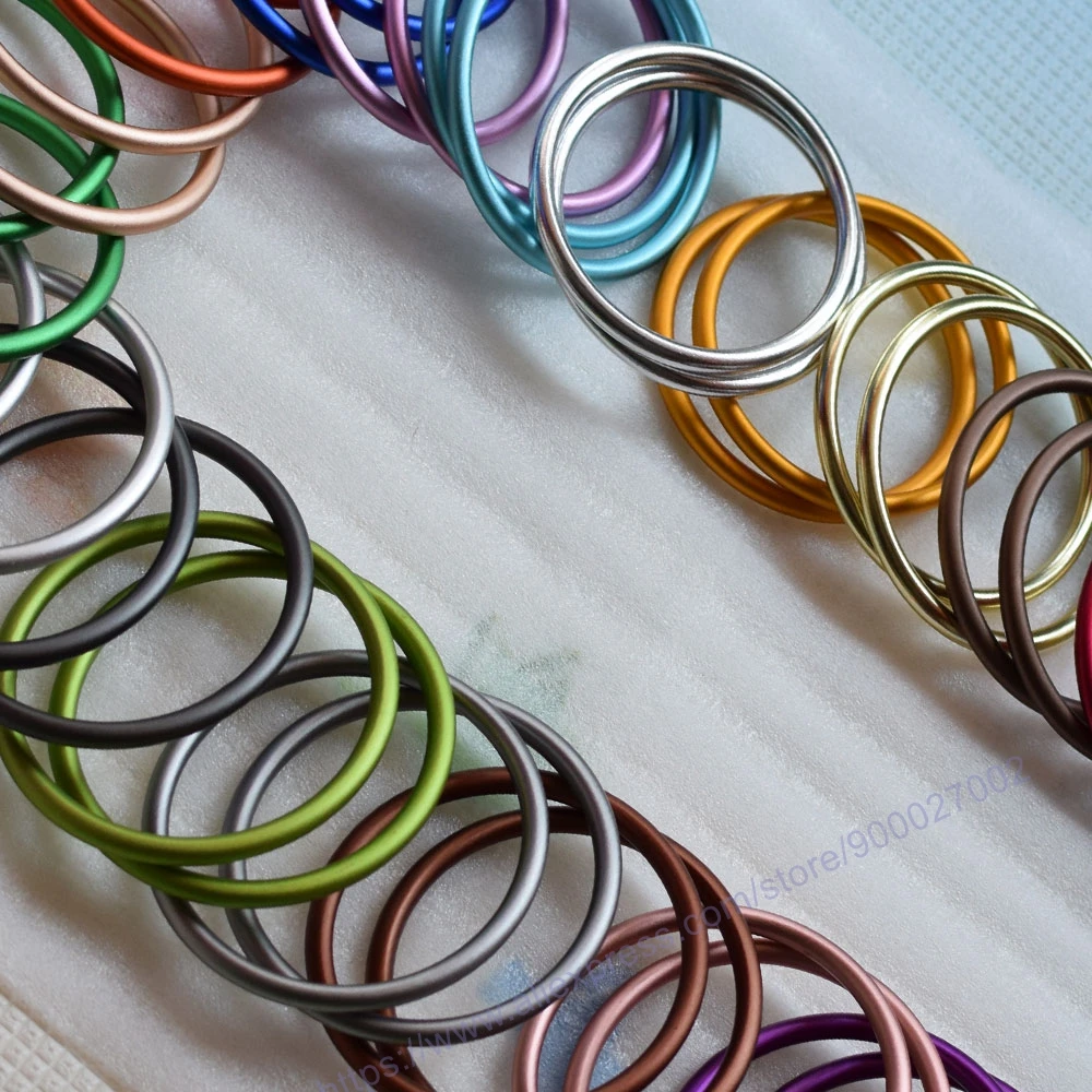 

200 шт./партия, кольца-слинги из анодированного алюминия