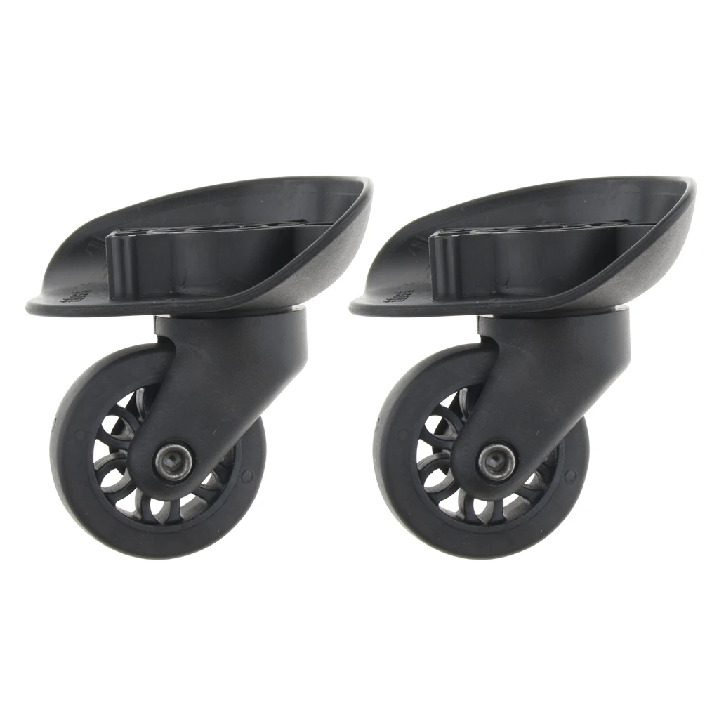 Durable Baggage Suitcase Replacement Wheels Swivel Casters for Travelling Bags （ A35-Size L）